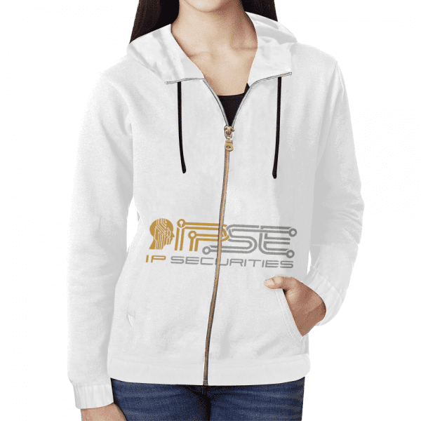 IPSE All Over Print Full Zip Hoodie for Women (Model H14)